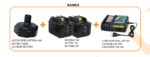 Abbacchiatore Elettrico a Batteria V34 0111 + KIT 0003 (Adattatore x Batteria + 2 Batterie + CaricaBatteria - JOLLY ITALIA - immagine 3