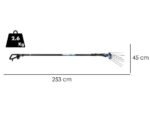 Abbacchiatore Elettrico a Batteria MASTER PLUG-IN "new"- Asta in CARBONIO e ALLUMINIO da 150-220 cm completo di Cavo - Campagnola - immagine 6